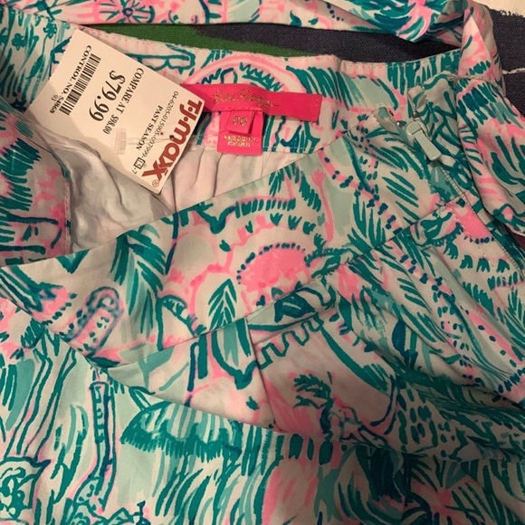 Lilly Pulitzer Lenora A Line Cotton Skirt Size 00 - Picture 6 of 15